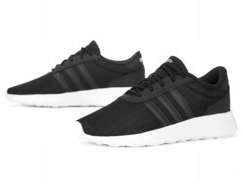 Original Women's adidas Lite Racer Core Black/Cloud White F34664 Size UK 5 (SA 5)