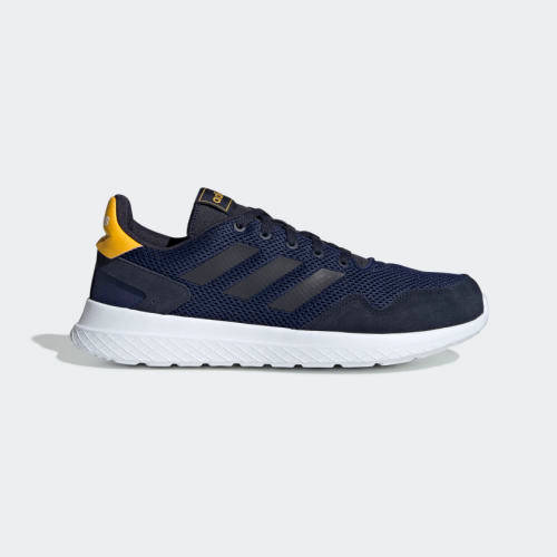 Original Men's adidas ARCHIVO Dark Blue/ Active Gold EF0435 Size UK 9.5 (SA 9.5)