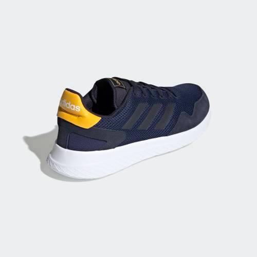Original Men's adidas ARCHIVO Dark Blue/ Active Gold EF0435 Size UK 9.5 (SA 9.5)