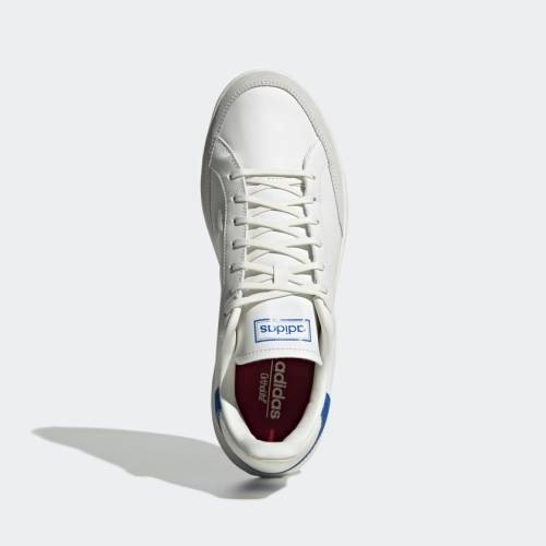 Original Mens adidas NETPOINT Cloud White/ Blue EE9812 Size UK 10 (SA 10)