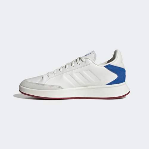 Original Mens adidas NETPOINT Cloud White/ Blue EE9812 Size UK 10 (SA 10)