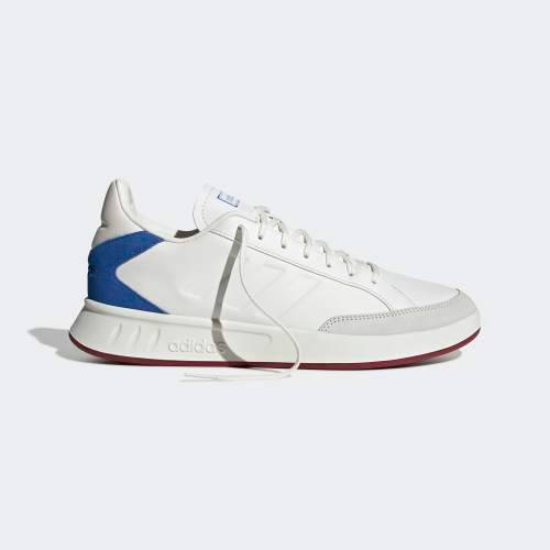 Original Mens adidas NETPOINT Cloud White/ Blue EE9812 Size UK 10 (SA 10)