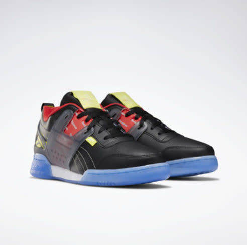 Original Reebok Mens WORKOUT PLUS ATI Black/ Cold Grey/ Hero Yellow EH1043 Size UK 8 (SA 8)