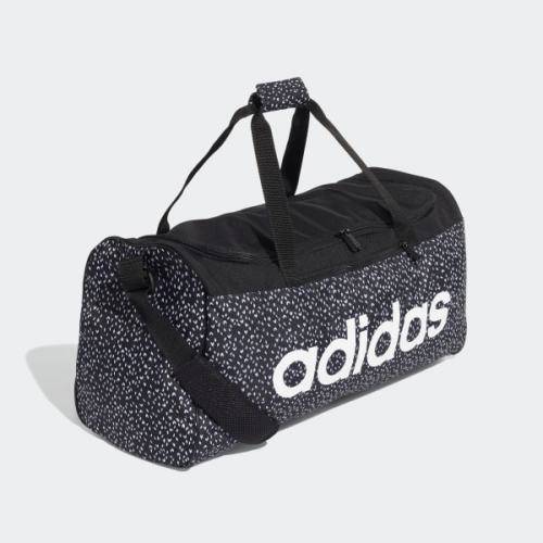 Original adidas Unisex Linear Duffel Bag Medium Black/ White ED0295