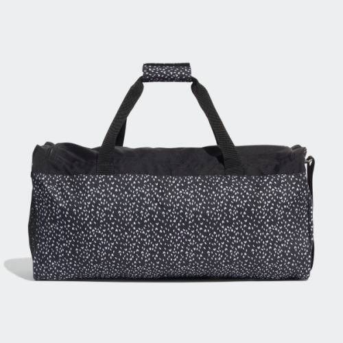 Original adidas Unisex Linear Duffel Bag Medium Black/ White ED0295