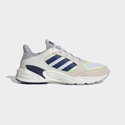 adidas Men's 90S VALASION Cloud White/ Dark Blue EE9895 Size UK 11.5 (SA 11.5)