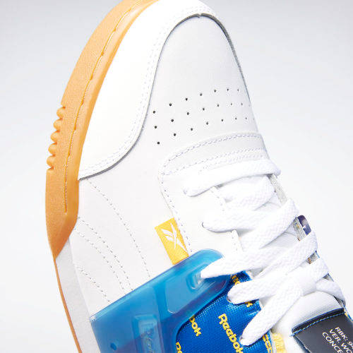 Original Reebok Mens WORKOUT PLUS ATI White/ Humble Blue EH0135 Size UK 10 (SA 10)