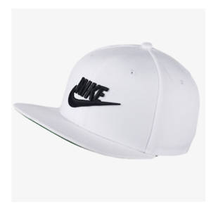 Original UNISEX Nike Pro Vintage Snapback Hat Adjustable White Cap CI2659 100 One Size fits all