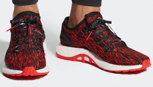 Original Mens adidas Running PureBOOST Chinese New Year Red/ Core Black CP9327 UK 8 (SA 8)