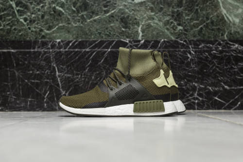Original Mens adidas NMD XR1 Olive Green CQ3074 Size UK 7.5 (SA 7.5)