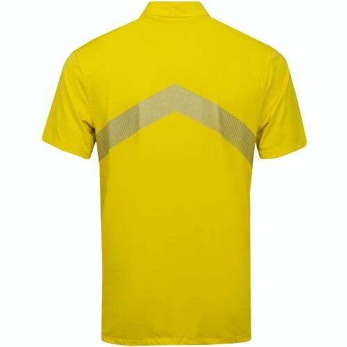 Nike Men's Dri-FIT Reflective Vapor Golf Polo Chrome Yellow AV4182 703 Size XL
