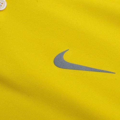 Nike Men's Dri-FIT Reflective Vapor Golf Polo Chrome Yellow AV4182 703 Size XL