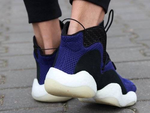 adidas Men's CRAZY BYW Real Purple / Core Black / Cloud White B37550 Size UK 12 (SA 12)