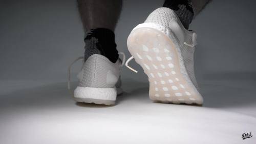 Original Mens adidas Running PureBOOST Clima Chalk BY8895 Size UK 9 (SA 9)
