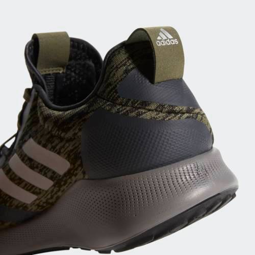 Original Mens adidas Purebounce+ street Raw Khaki/ Silver Metallic BC1041 Size UK 9.5 (SA 9.5)