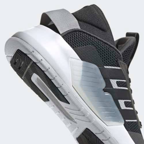 Original Mens adidas BBALL 90S Core Black / Grey Six EF0609 Size UK 9 (SA 9)