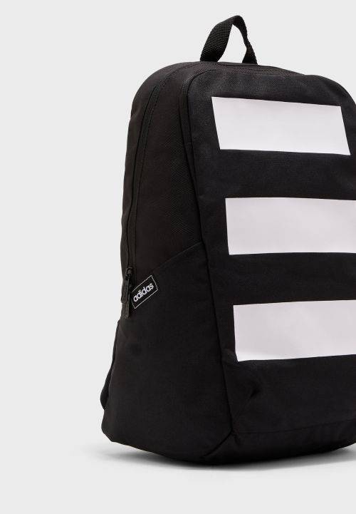 adidas Unisex Parkhood 3-Stripes Black Gym Training Backpack ED0260