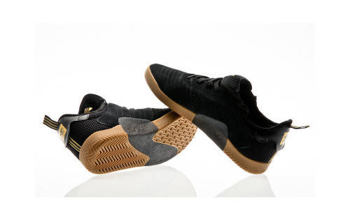 Original Men's adidas 3ST.003 Core Black / Gold Metallic DB3163 Size UK 8 (SA 8)