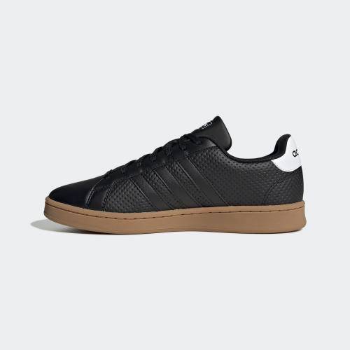 Original Mens adidas Grand Court  Core Black / Cloud White EE7885 Size UK 8 (SA 8)