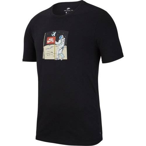 NIKE Men's Skateboarding Fake Moon Landing Astronaut SB Black CI7609 010 Size Large