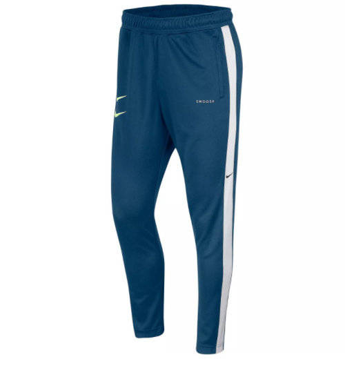 NIKE MEN'S Sportswear SWOOSH SWEATPANTS BLUE FORCE CJ4873 499 Size Medium