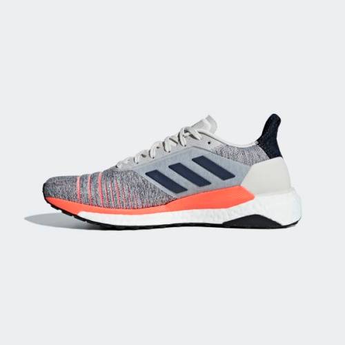 adidas Men's SOLAR GLIDE Raw White / Legend Ink / True Orange D97080 Size UK 10 (SA 10)