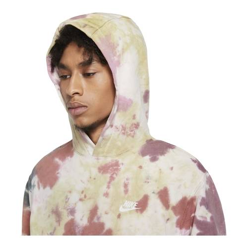 Nike Men's Sportswear Tie Dye Pullover Hoodie CU4345 638 Size Large