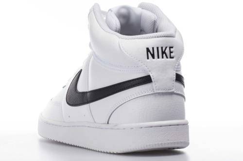 Nike Men's Court Vision Mid Summit White/ Black CD5466 101 Size UK 8 (SA 8)