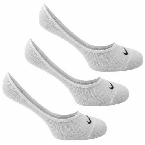 NIKE WOMEN'S PERFORMANCE LIGHTWEIGHT FOOTIE SOCKS 3 PACK SX4674 101 Size UK 5-8 (SA 5-8)
