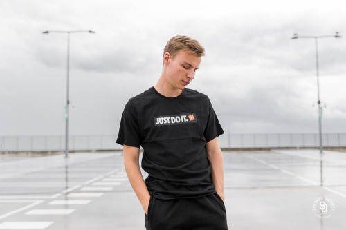 NIKE Men's Sportswear NIKE JUST DO IT TEE Black CI4958 010 Size XXL