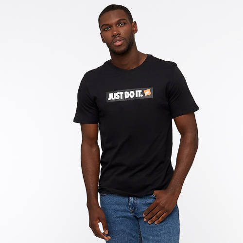 NIKE Men's Sportswear NIKE JUST DO IT TEE Black CI4958 010 Size XXL
