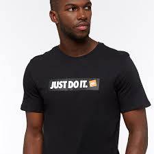 NIKE Men's Sportswear NIKE JUST DO IT TEE Black CI4958 010 Size XXL