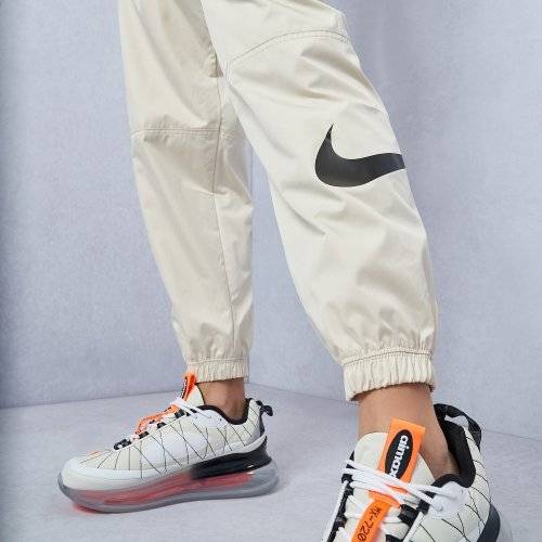 Nike Women's Sportswear Woven Swoosh Pants Fossil/ Black CJ3776 238 Size Medium