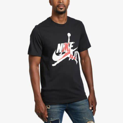 Nike Men's Air Jordan Jumpman Classic Tee Black BV5905 010 Size Large