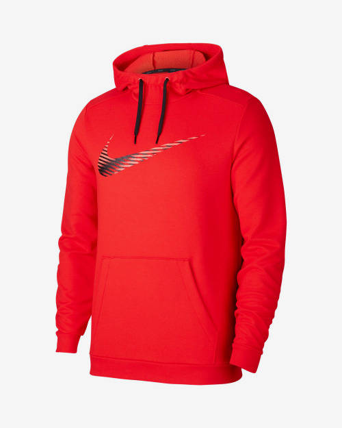 Nike Dri-FIT Men's Training Pullover Hoodie Red (Standard Fit) CJ4268 657 Size Large
