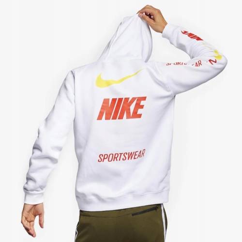 Nike Men's Sportswear Club Pullover Warm Hoodie White CQ4884 100 Size Extra Large