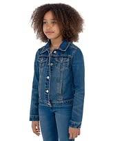 LEVI'S GIRLS DENIM TRUCKER JACKET BLUE 6347- D4D - Size 4-5 Year's