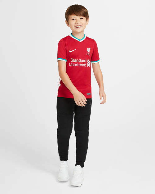 Nike Liverpool FC 2020/21 Stadium Home Older Kids' Football Shirt (STD FIT) CZ2647 687 Size XL