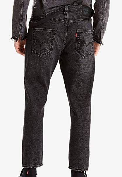 Levi's® Men's Drop Crop Pieced Tapered Jeans Black (Acid Wash) 36073 0001 Size 32