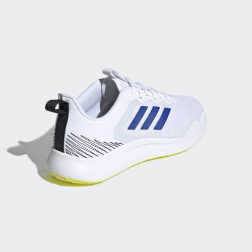 adidas Men's Running FLUIDSTREET  WHITE/ ROYAL BLUE / ACID YELLOW FY8459 Size UK 11 (SA 11)