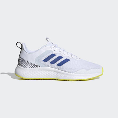 adidas Men's Running FLUIDSTREET  WHITE/ ROYAL BLUE / ACID YELLOW FY8459 Size UK 11 (SA 11)