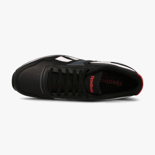 Reebok Men's Royal Glide Black/ White/ VEC Red FW6707 Size UK 8.5 (SA 8.5)