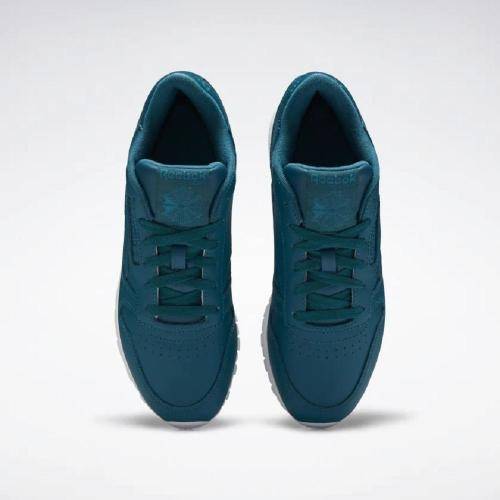 Reebok Women's Classic Leather Heritage Teal / White / Seaport Teal EF3033 Size UK 5 (SA 5)