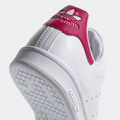 adidas Women's STAN SMITH Cloud White / Bold Pink B32703 Size UK 4 (SA 4)