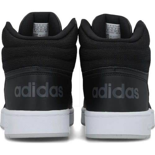 adidas Men's HOOPS MID 2.0 CORE BLACK / GREY TWO F17 EE7379 Size UK 10 (SA 10)