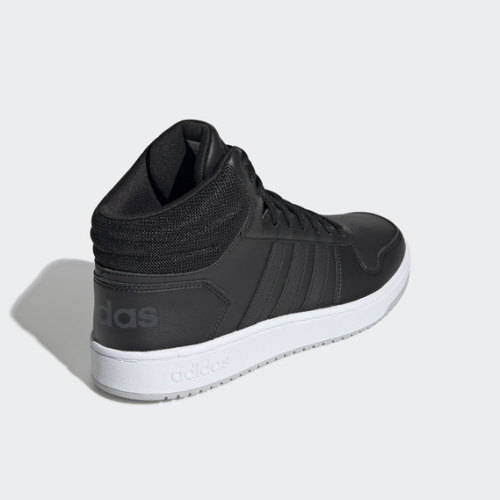 adidas Men's HOOPS MID 2.0 CORE BLACK / GREY TWO F17 EE7379 Size UK 10 (SA 10)