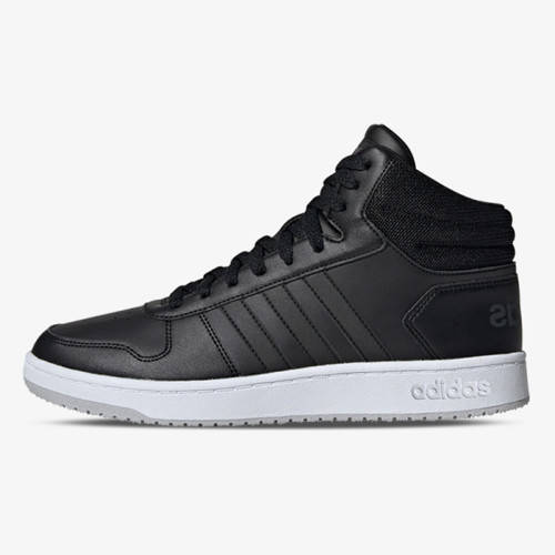 adidas Men's HOOPS MID 2.0 CORE BLACK / GREY TWO F17 EE7379 Size UK 10 (SA 10)