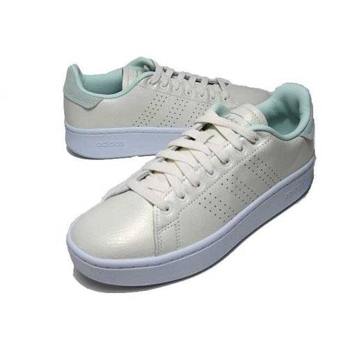 adidas Women's Advantage bold Cloud White / Dash Green EH2056 Size UK 5 (SA 5)