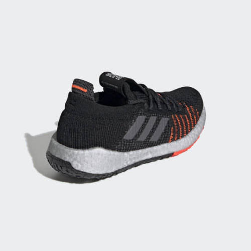 adidas Women's PulseBOOST HD Core Black / Grey Five / Solar Red EE4030 Size UK 5 (SA 5)