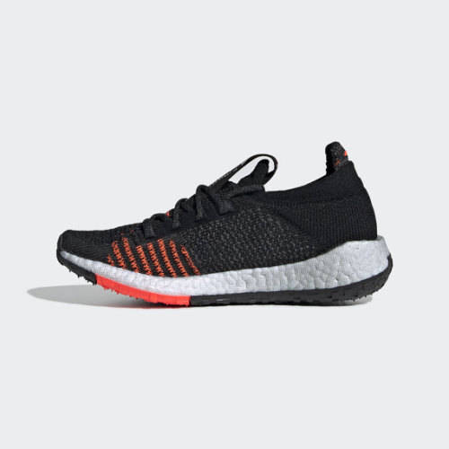 adidas Women's PulseBOOST HD Core Black / Grey Five / Solar Red EE4030 Size UK 5 (SA 5)